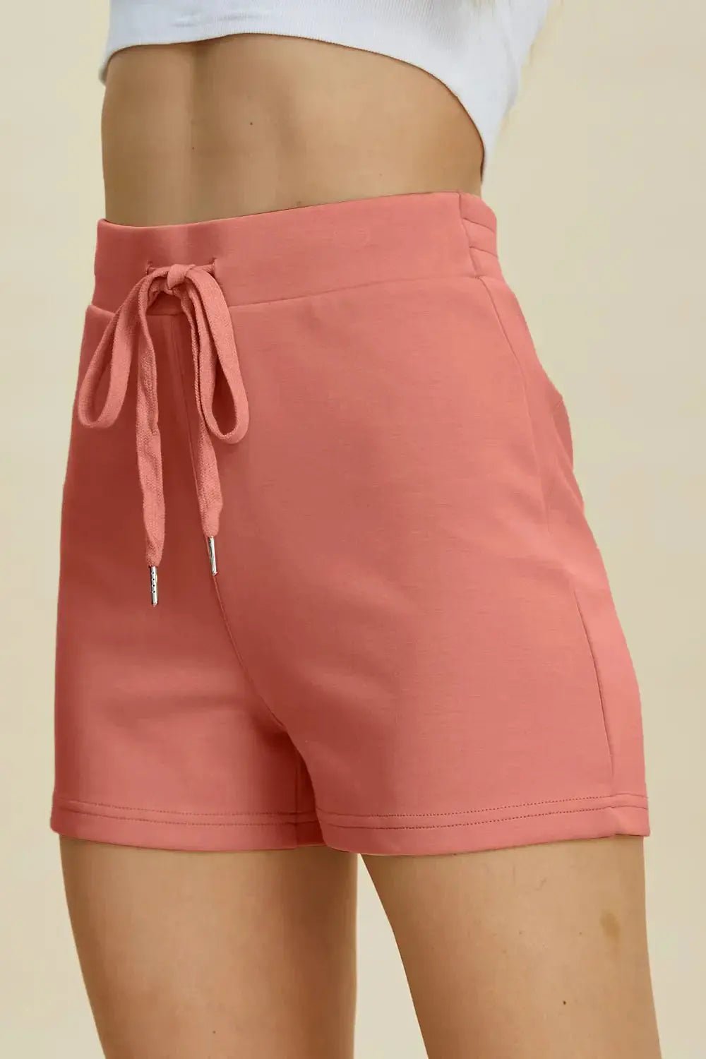 Basic Bae Full Size Air Scuba Drawstring High Waist Shorts - we buy