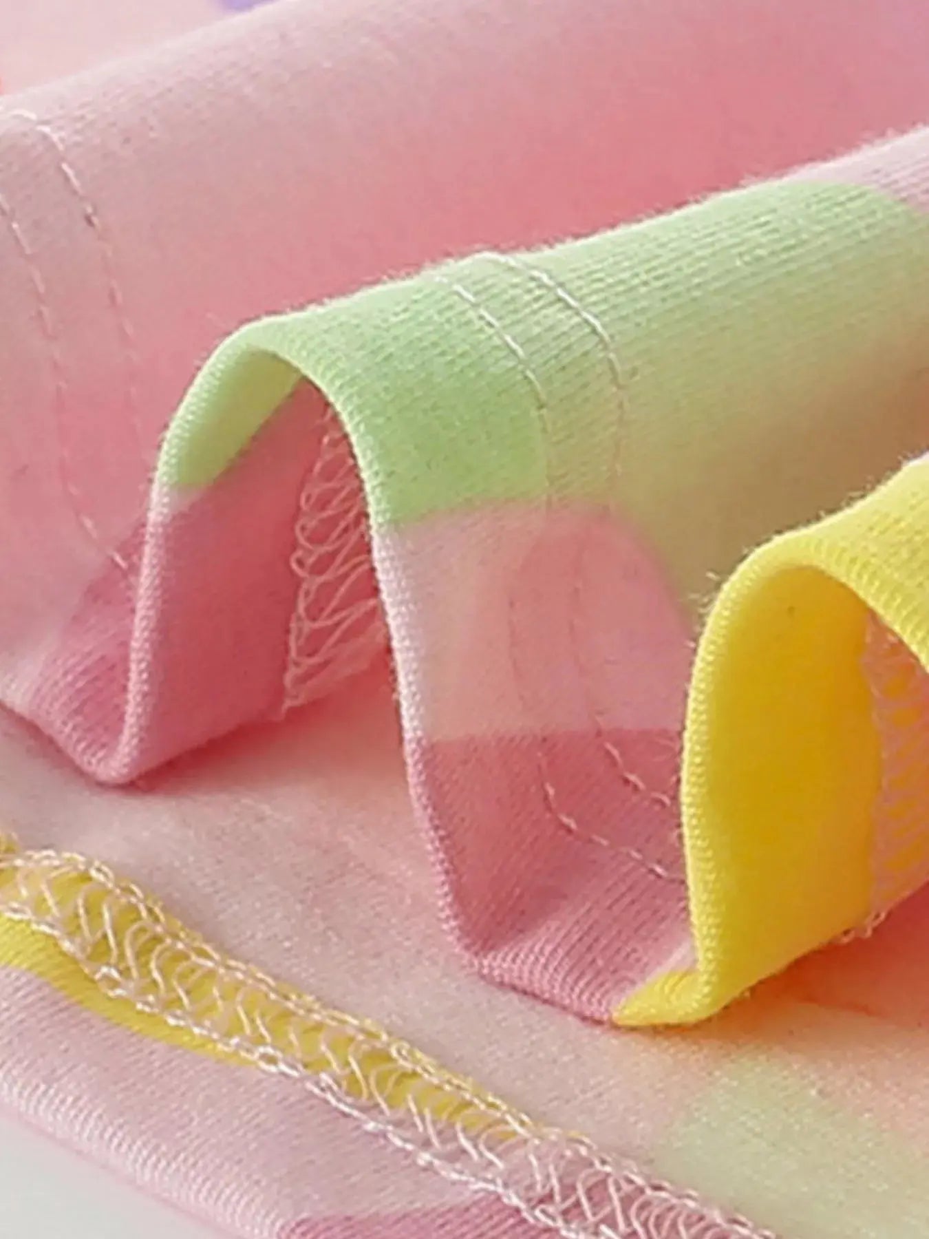 Children's Colorful Wave Print Casual Dress - we buy