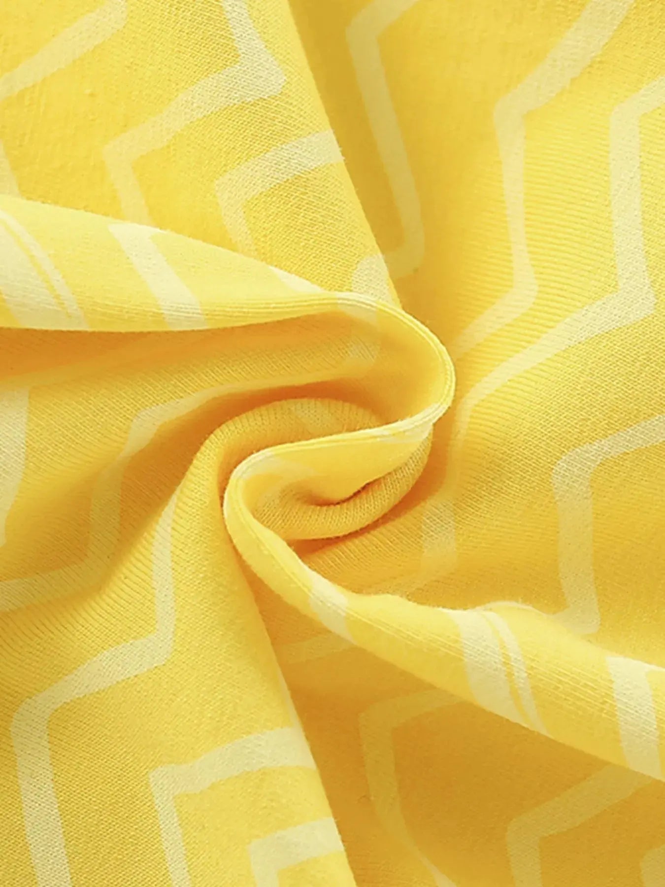 Children's Cute Cartoon Flower Applique Wave Striped Dress - we buy