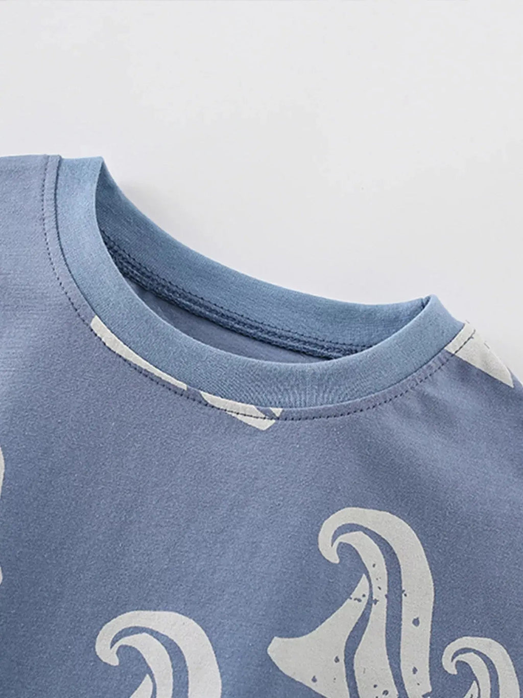 Children's Ocean Wave Print Tee and Shorts Set - we buy