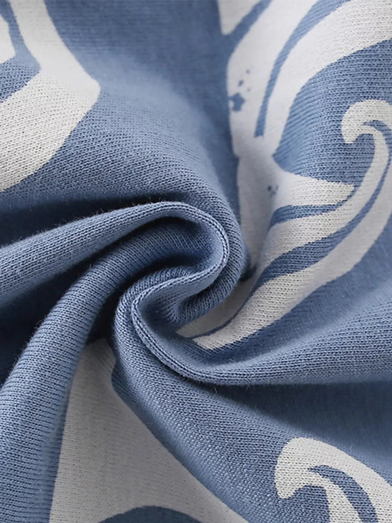 Children's Ocean Wave Print Tee and Shorts Set - we buy