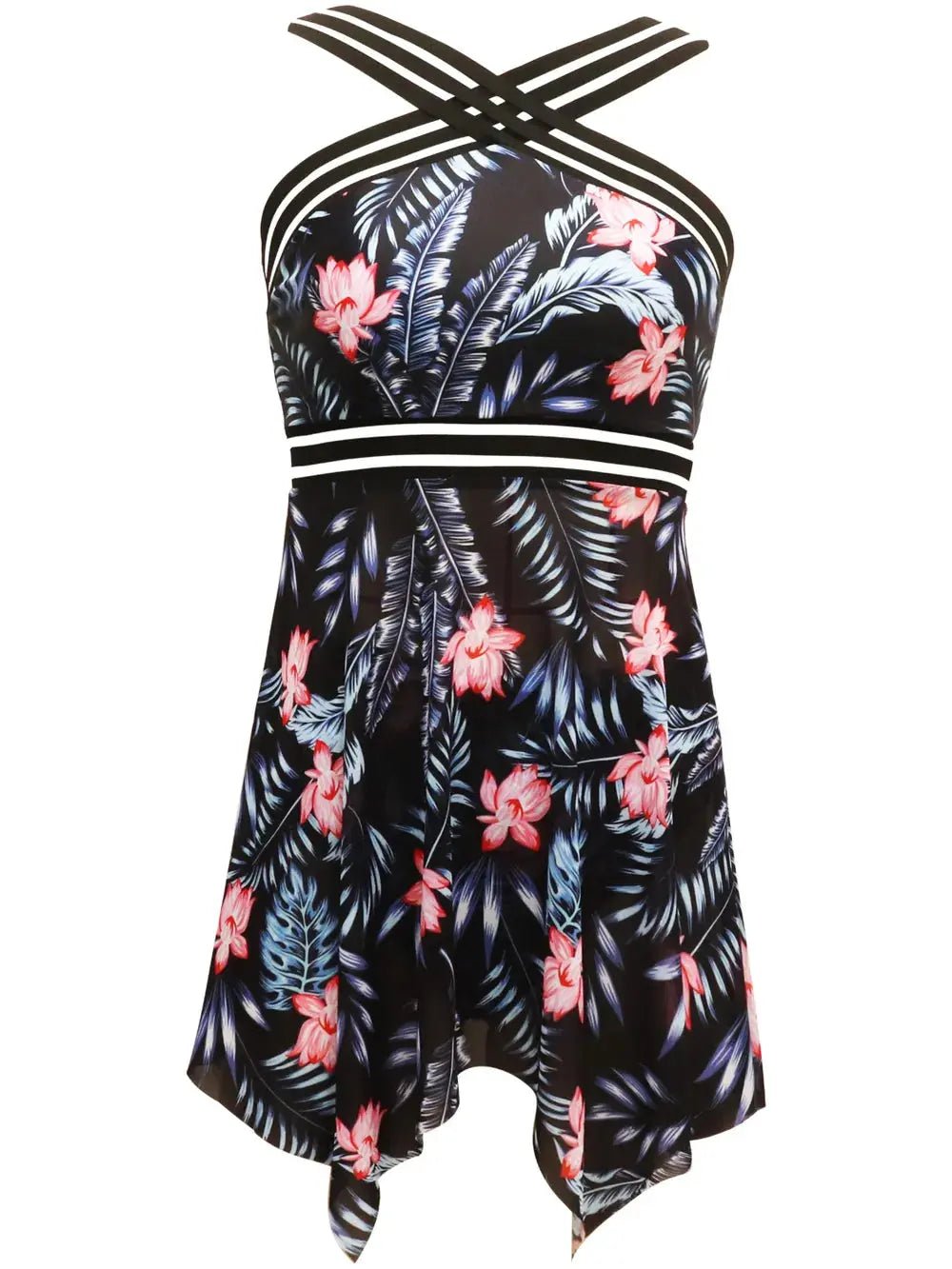 Cutout Printed Two - Piece Swim Set - we buy
