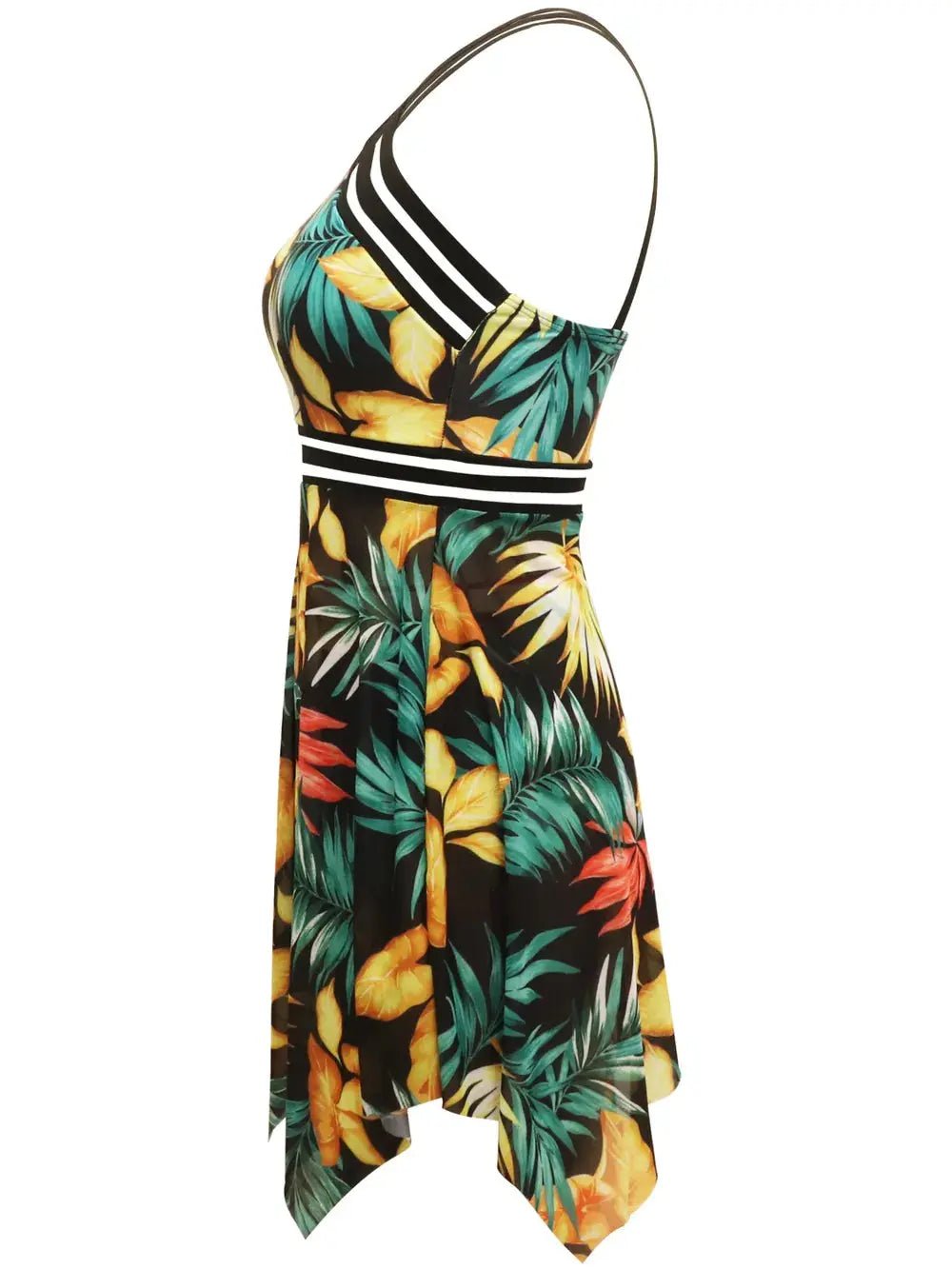 Cutout Printed Two - Piece Swim Set - we buy