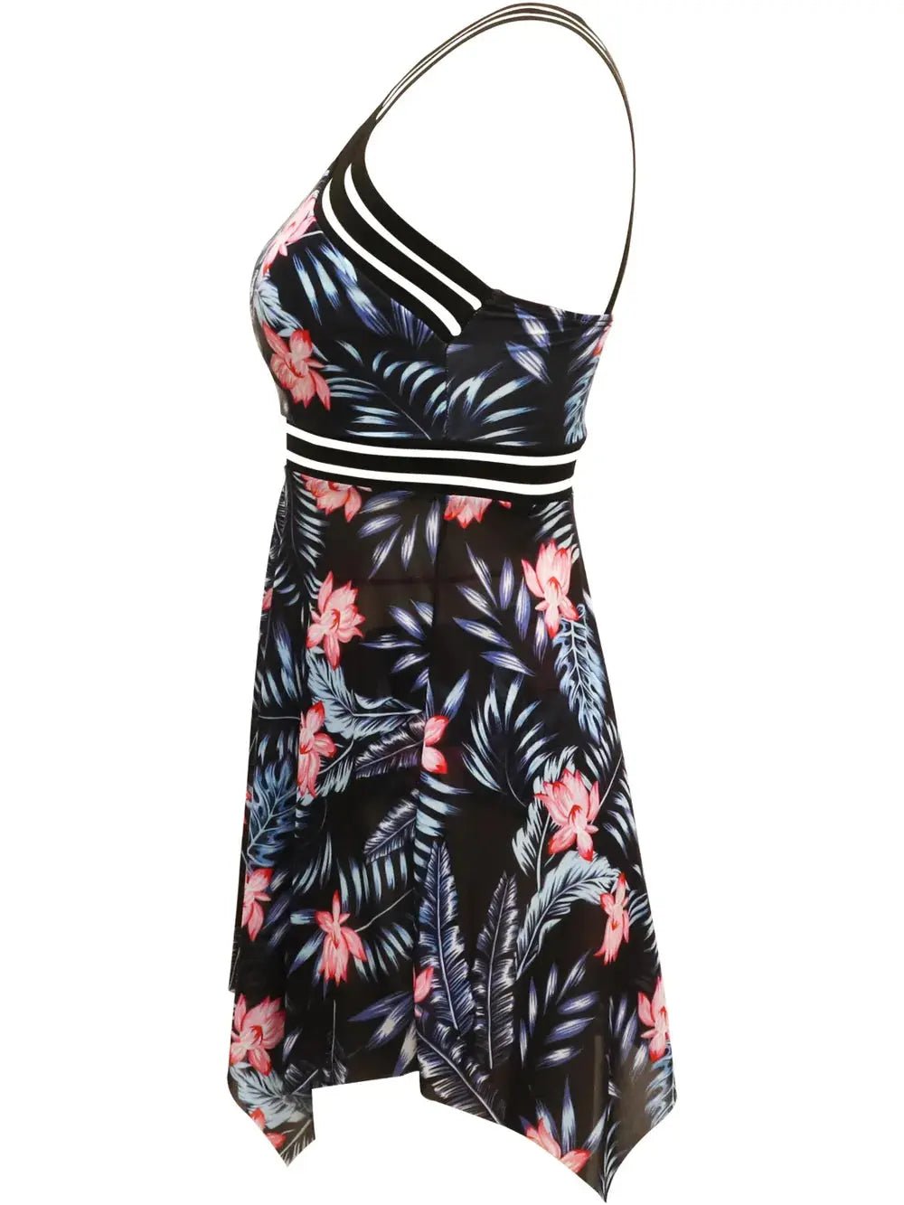 Cutout Printed Two - Piece Swim Set - we buy