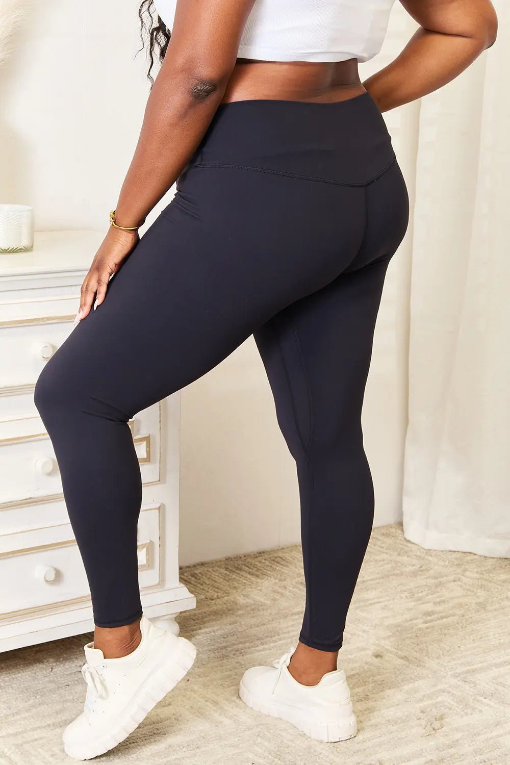 Double Take Wide Waistband Sports Leggings - we buy