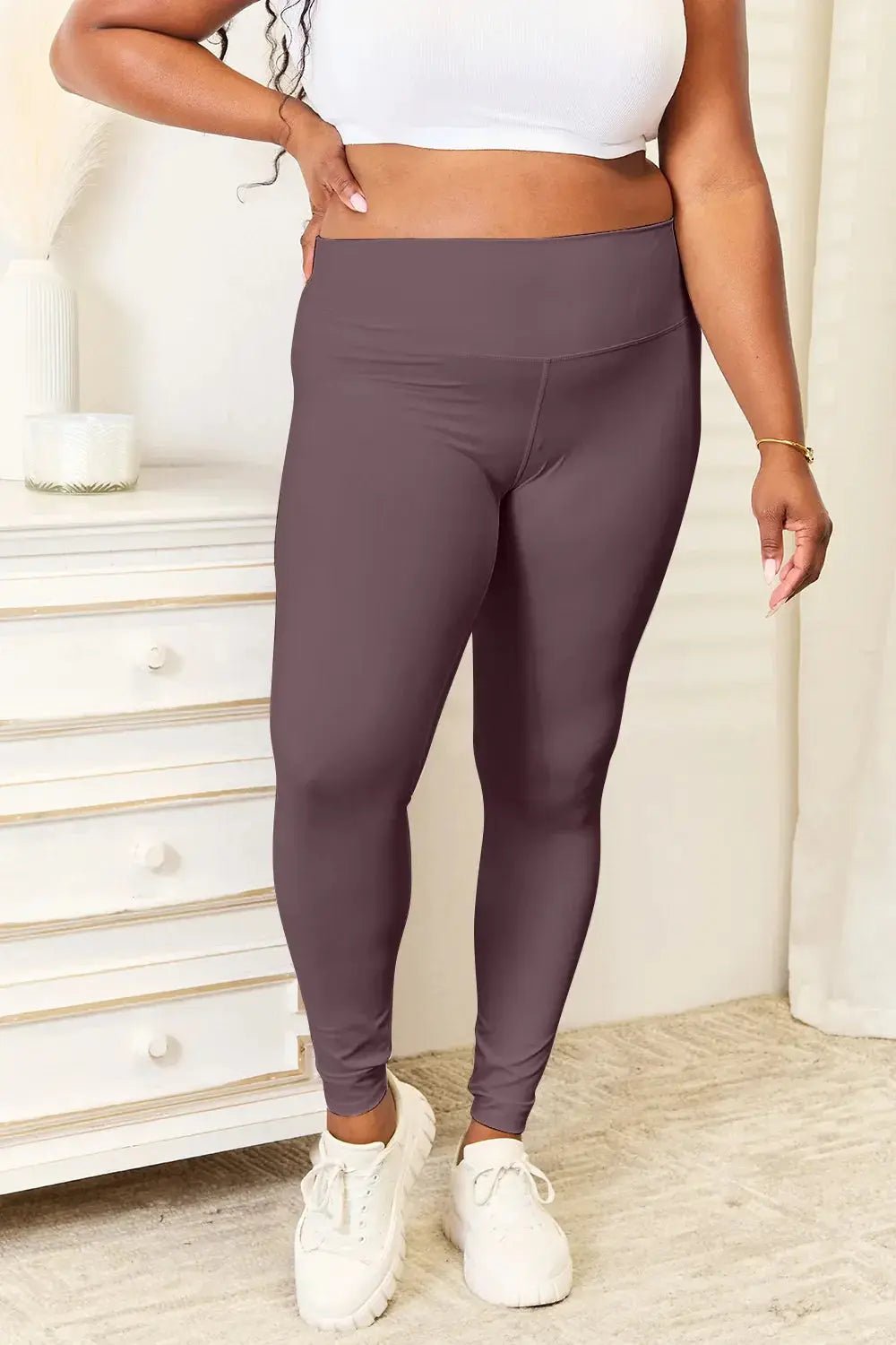 Double Take Wide Waistband Sports Leggings - we buy