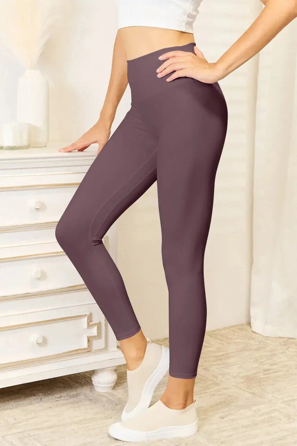 Double Take Wide Waistband Sports Leggings - we buy