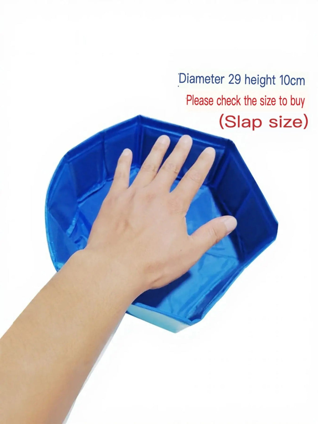 Foldable Pet Bath Pool with Side Drain - we buy