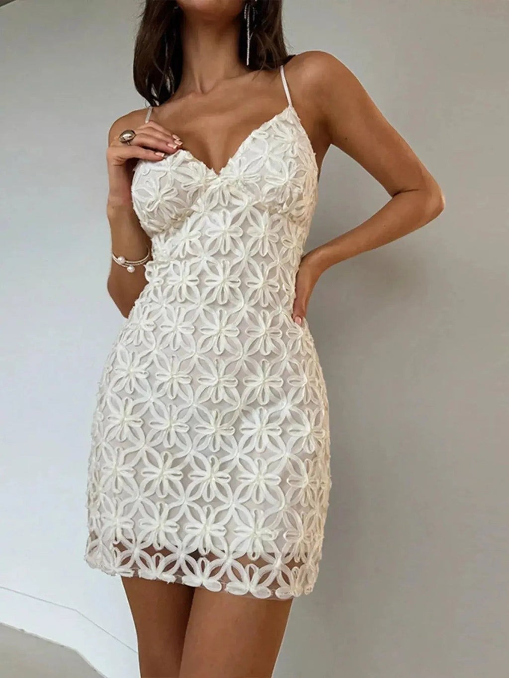 Lace Bodycon Mini Dress - we buy