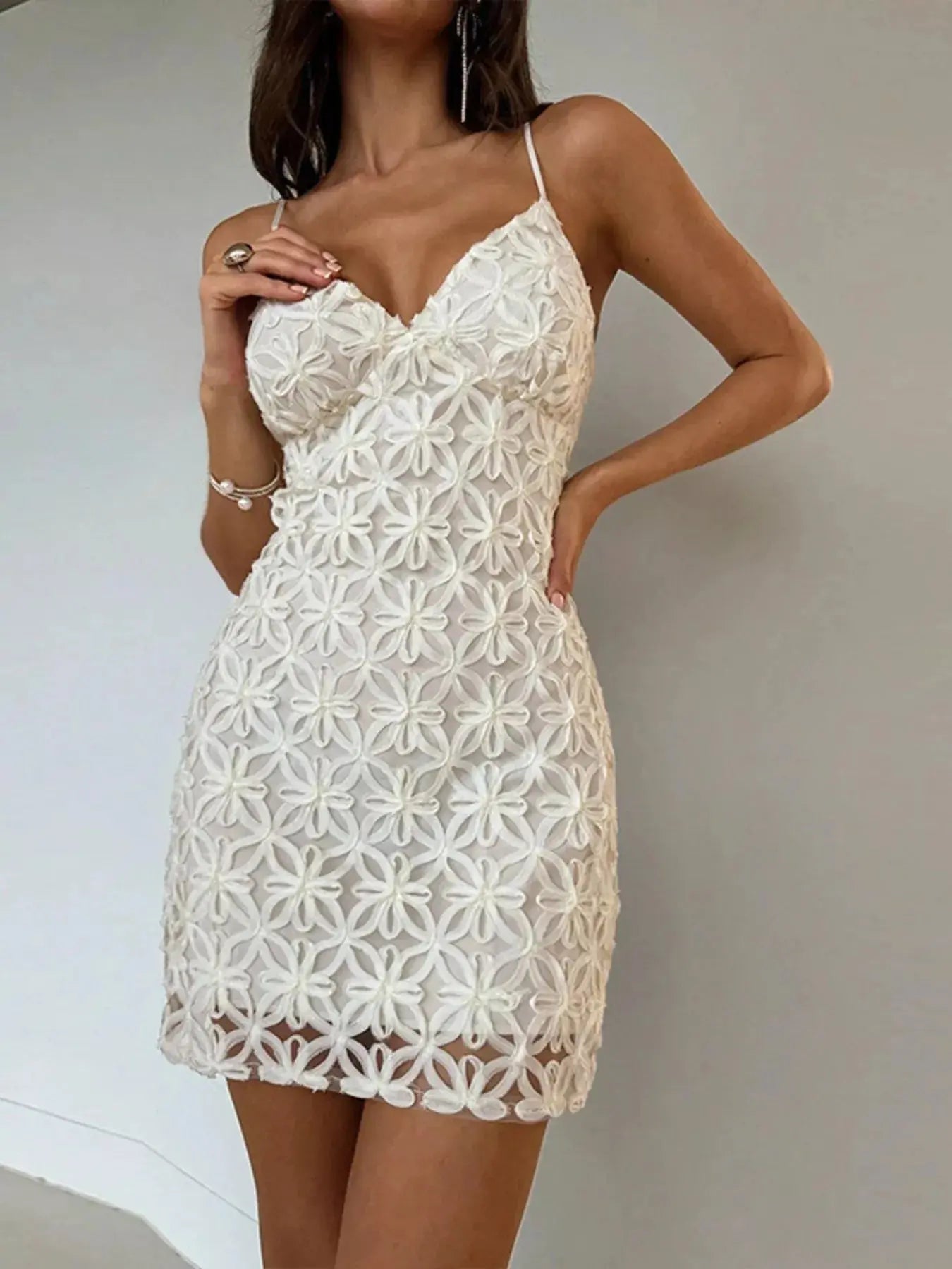 Lace Bodycon Mini Dress - we buy