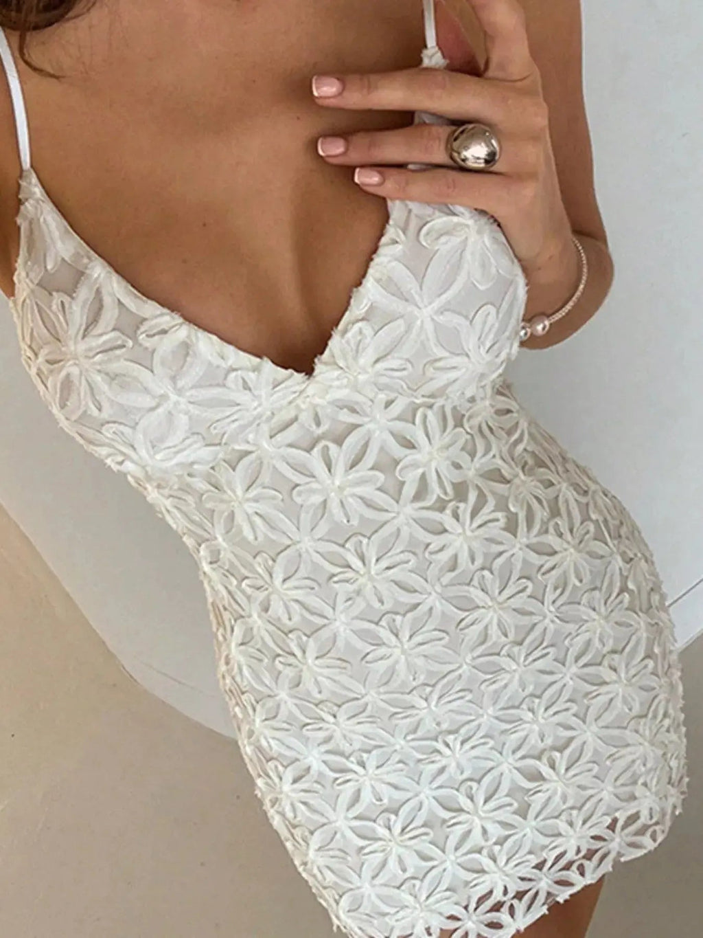 Lace Bodycon Mini Dress - we buy