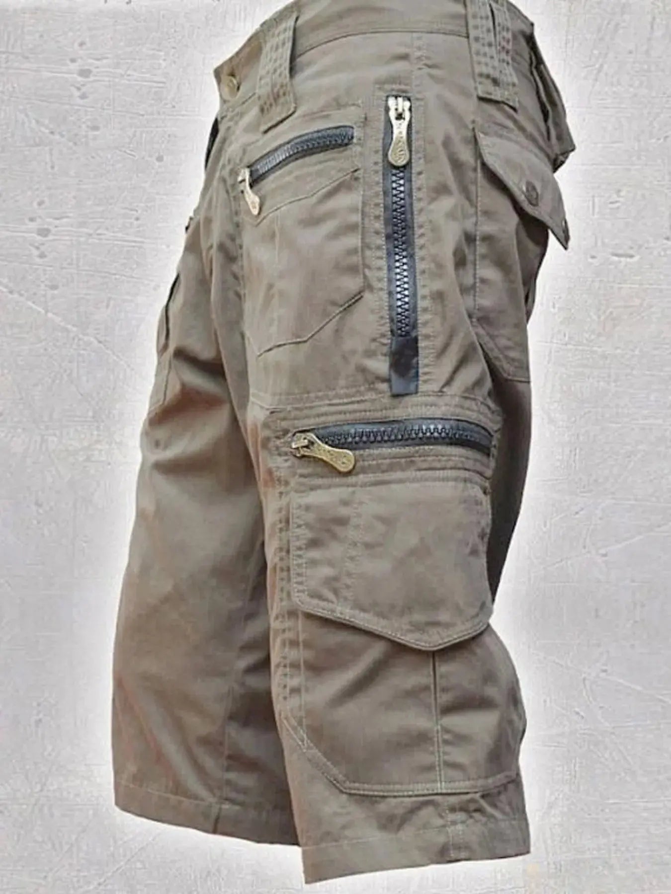 Men's Full Size Multi - Pocket Zipper Cargo Shorts Plus Size - we buy