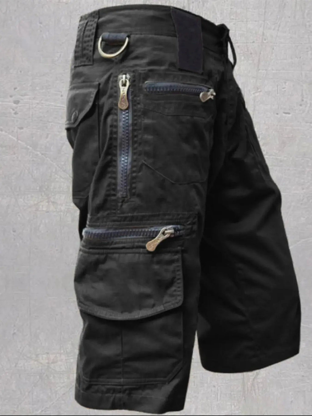 Men's Full Size Multi - Pocket Zipper Cargo Shorts Plus Size - we buy