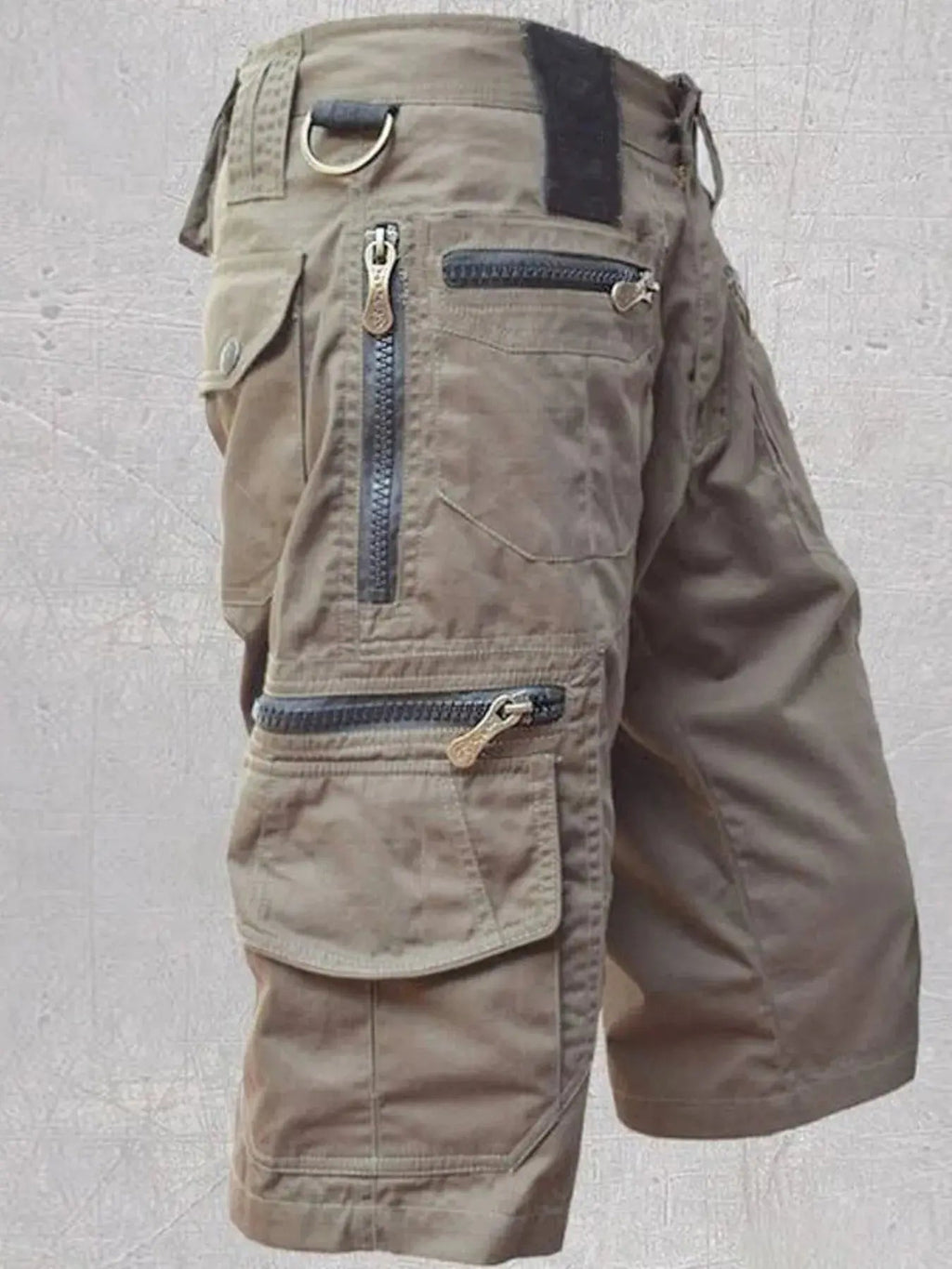 Men's Full Size Multi - Pocket Zipper Cargo Shorts Plus Size - we buy