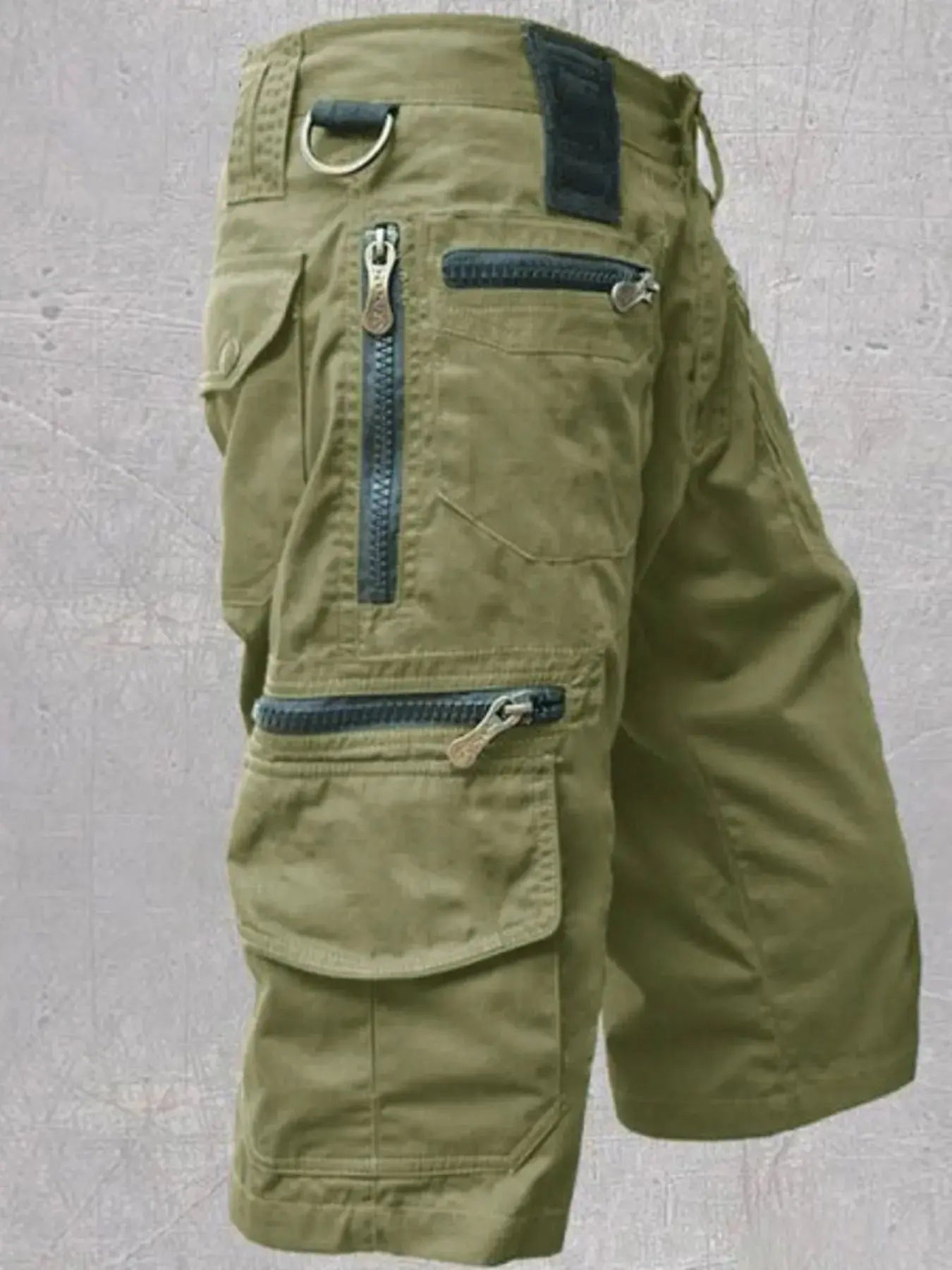 Men's Full Size Multi - Pocket Zipper Cargo Shorts Plus Size - we buy