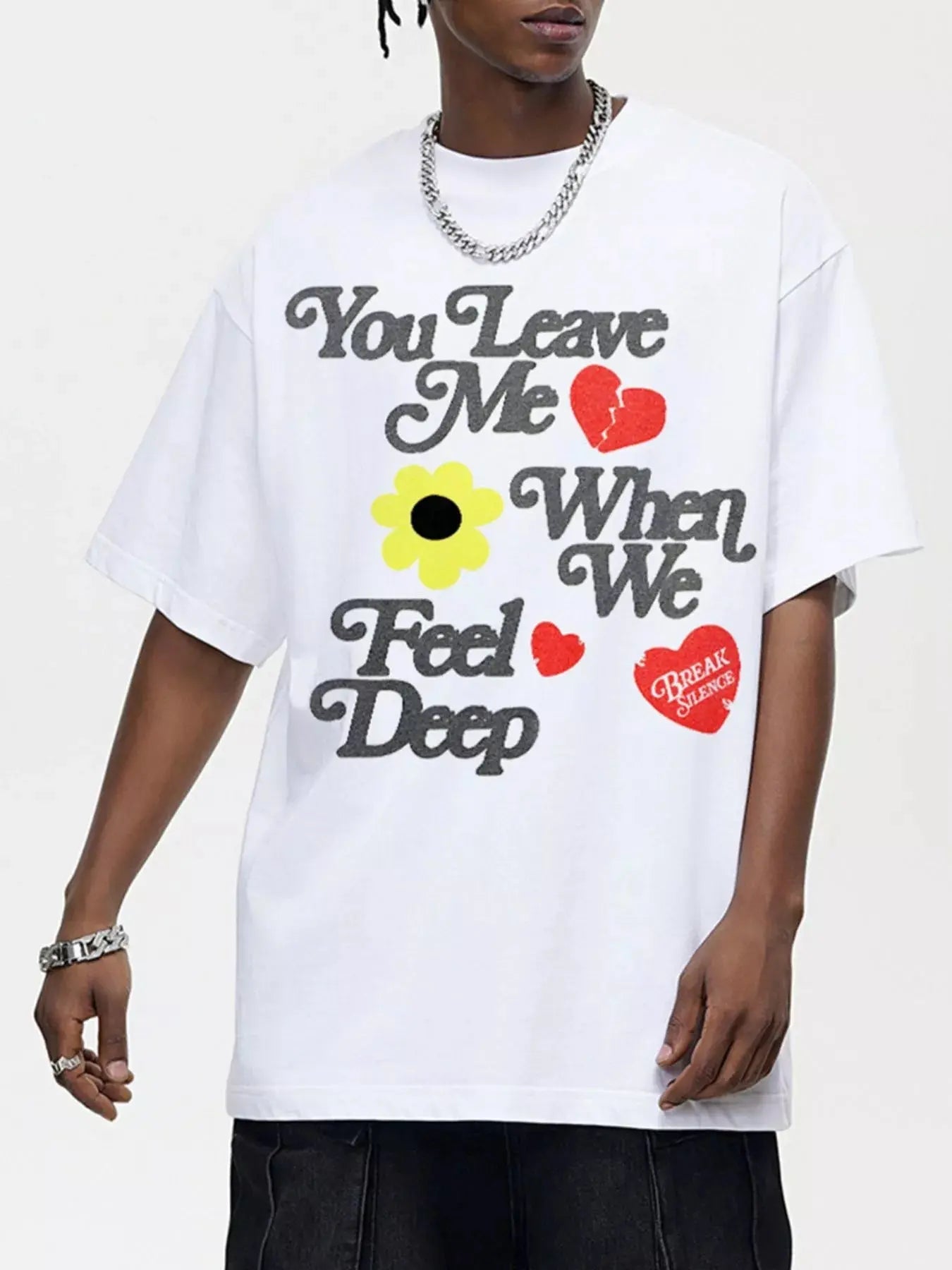 Men's Letter Graphic Round Neck T-Shirt - we buy