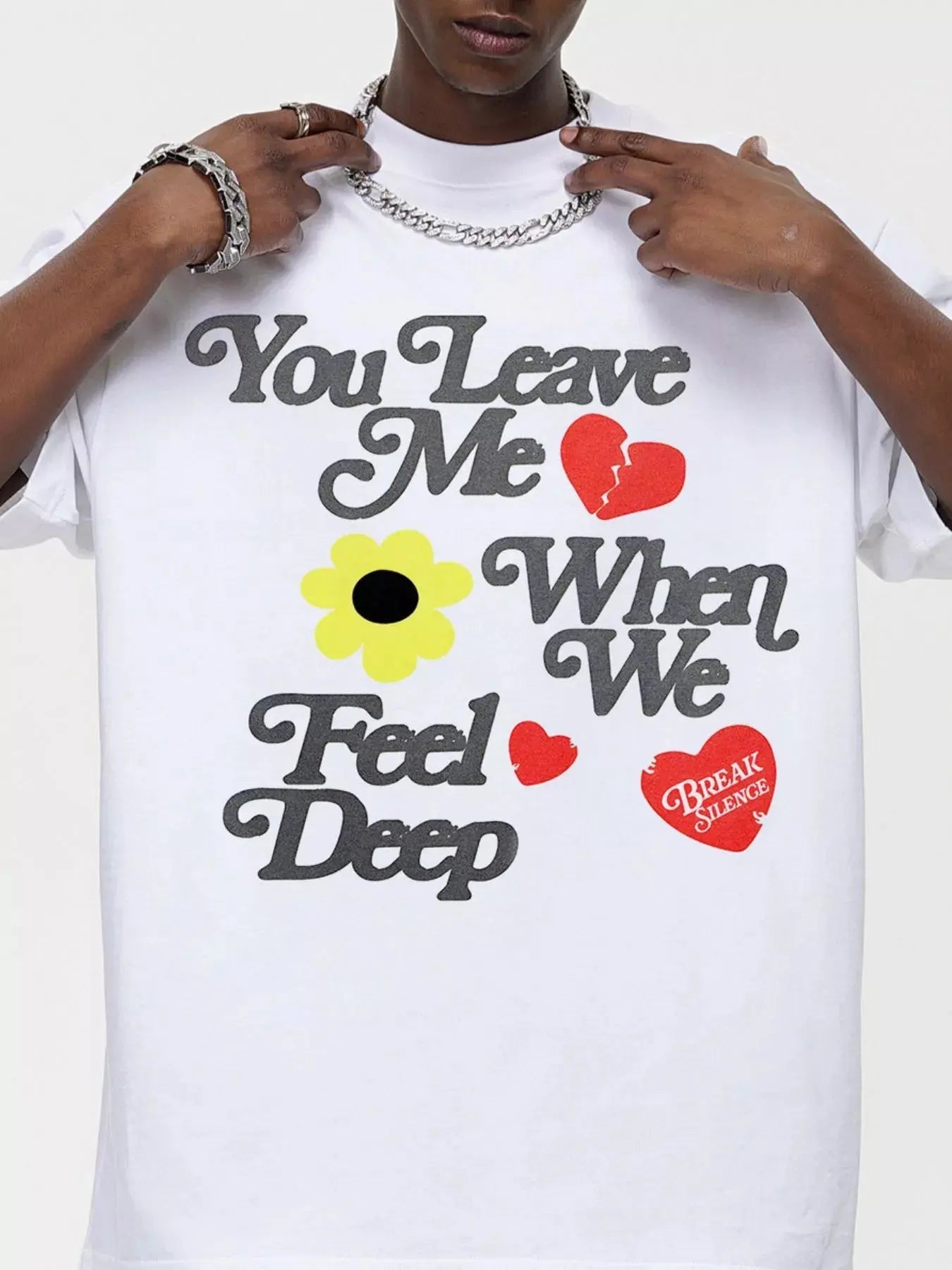 Men's Letter Graphic Round Neck T-Shirt - we buy