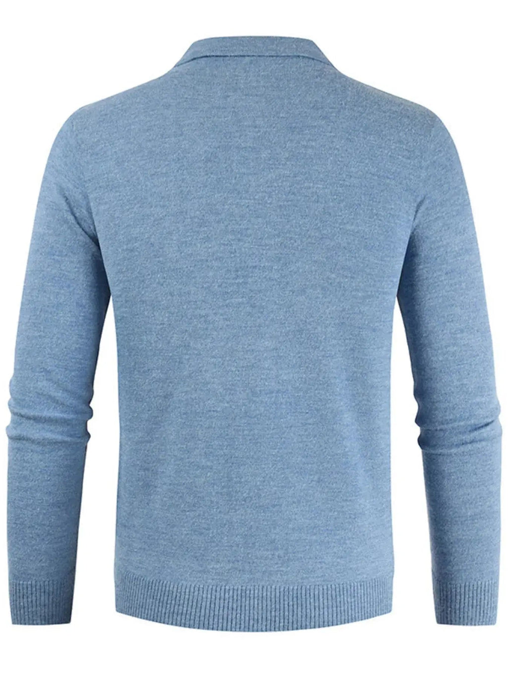 Men's Plus Size Button Detail Long Sleeve Knit Top - we buy