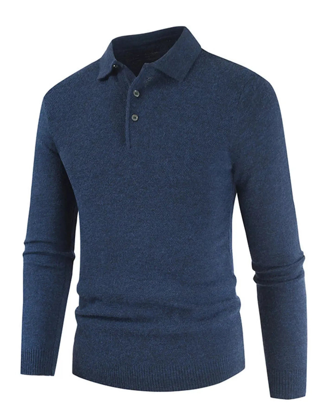 Men's Plus Size Button Detail Long Sleeve Knit Top - we buy