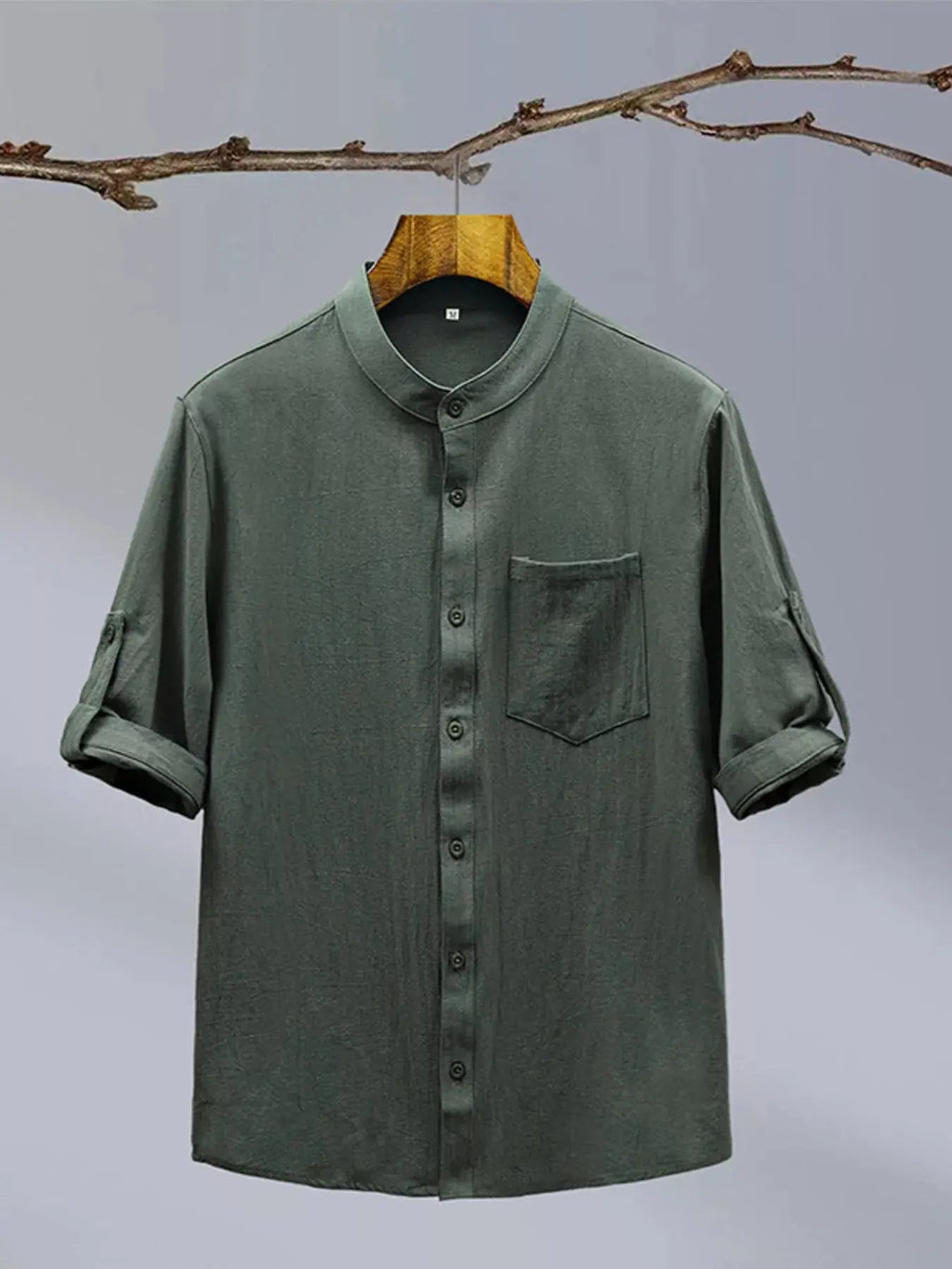 Men's Plus Size Button Up Short Sleeve Shirt - we buy