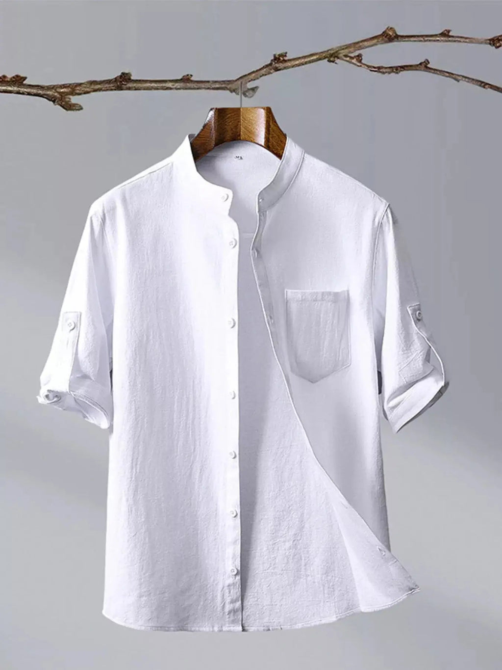 Men's Plus Size Button Up Short Sleeve Shirt - we buy