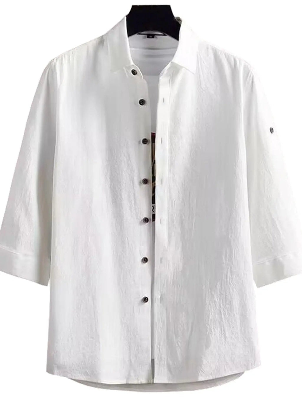 Men's Plus Size Casual Button - Down Shirt - we buy