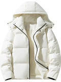Men's Plus Size Hooded Padded Winter Coat - we buy