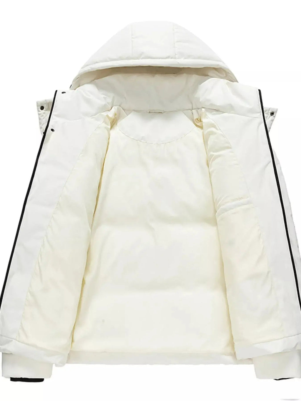 Men's Plus Size Hooded Padded Winter Coat - we buy