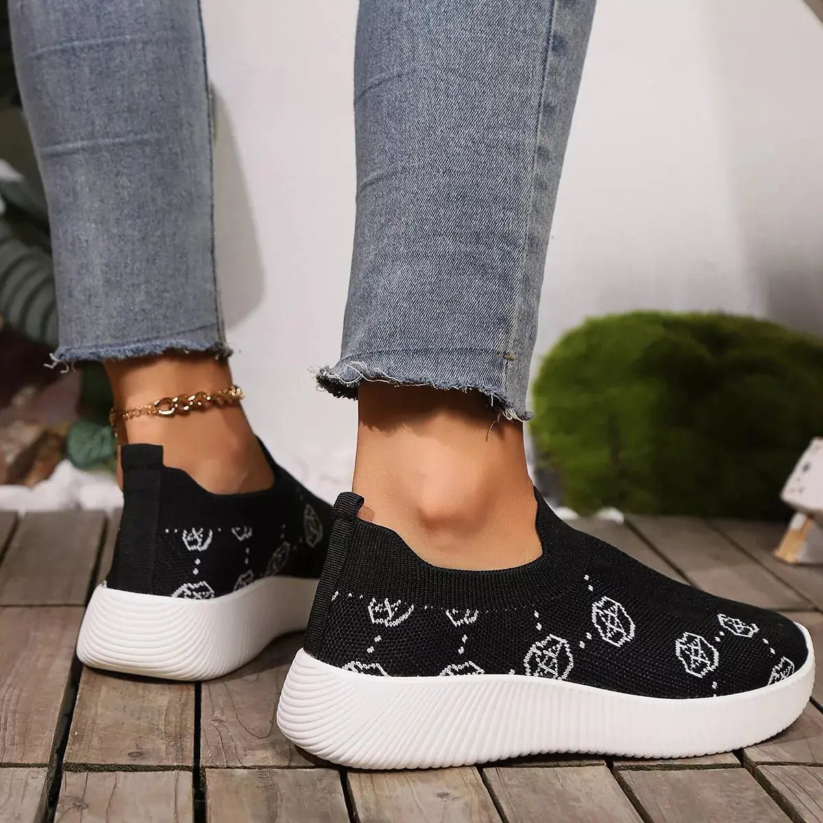 Mesh Round Toe Slip - Ons - we buy