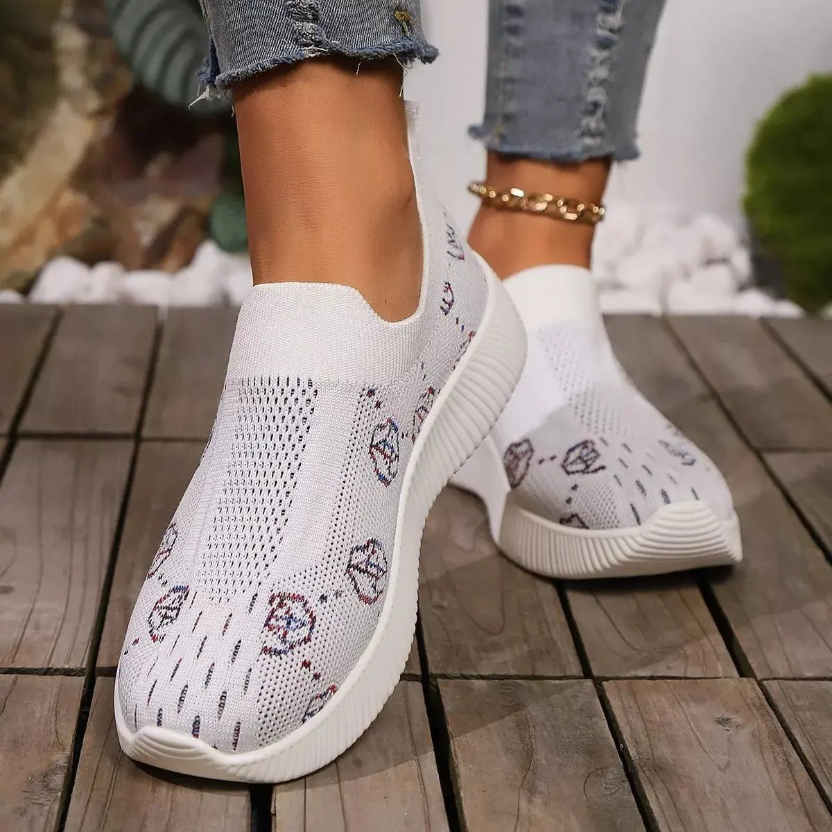 Mesh Round Toe Slip - Ons - we buy