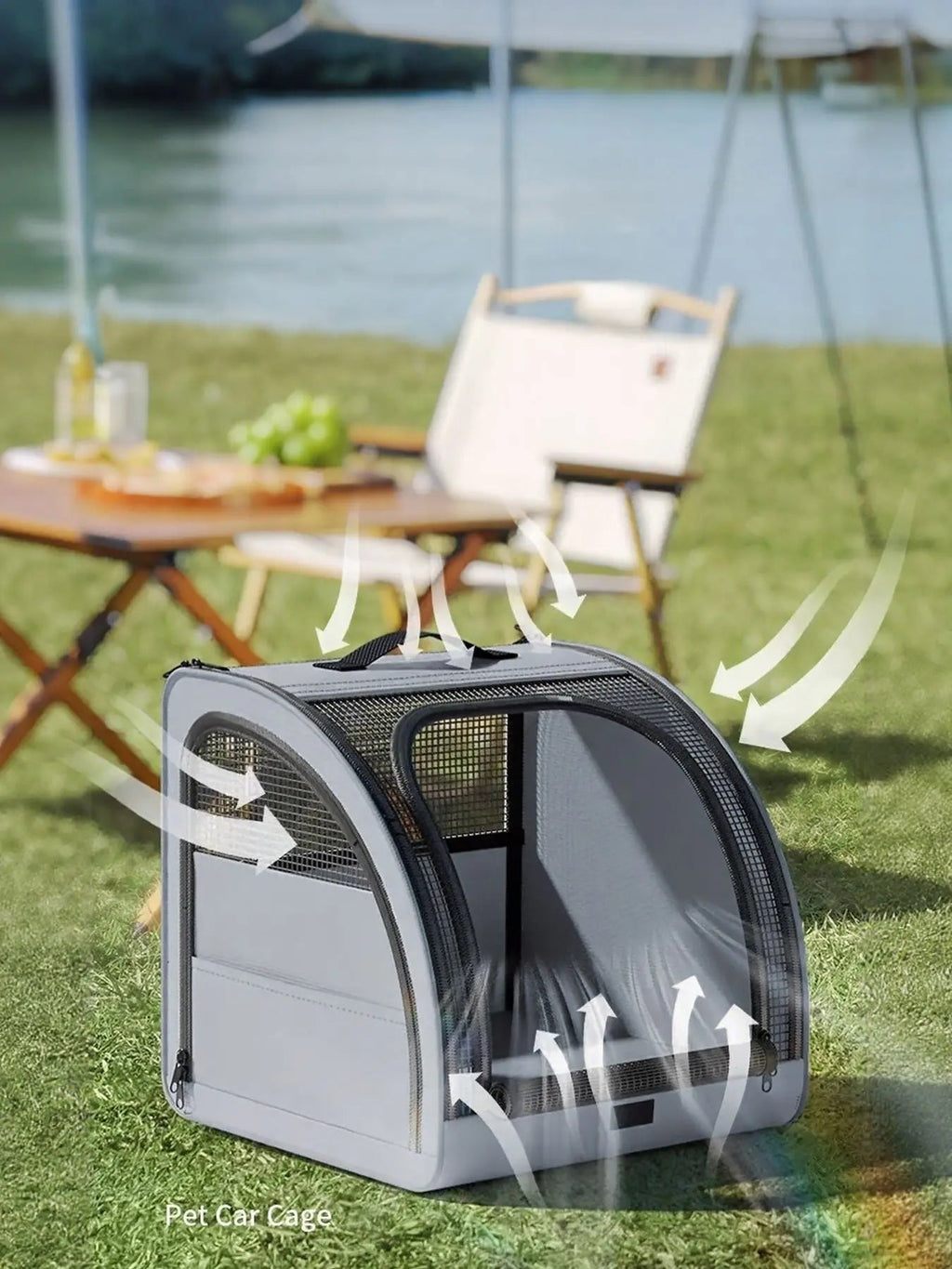 Portable Breathable Car Pet Cage - we buy