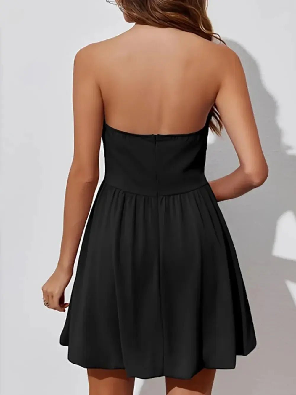 Ruched Tube Mini Dress - we buy