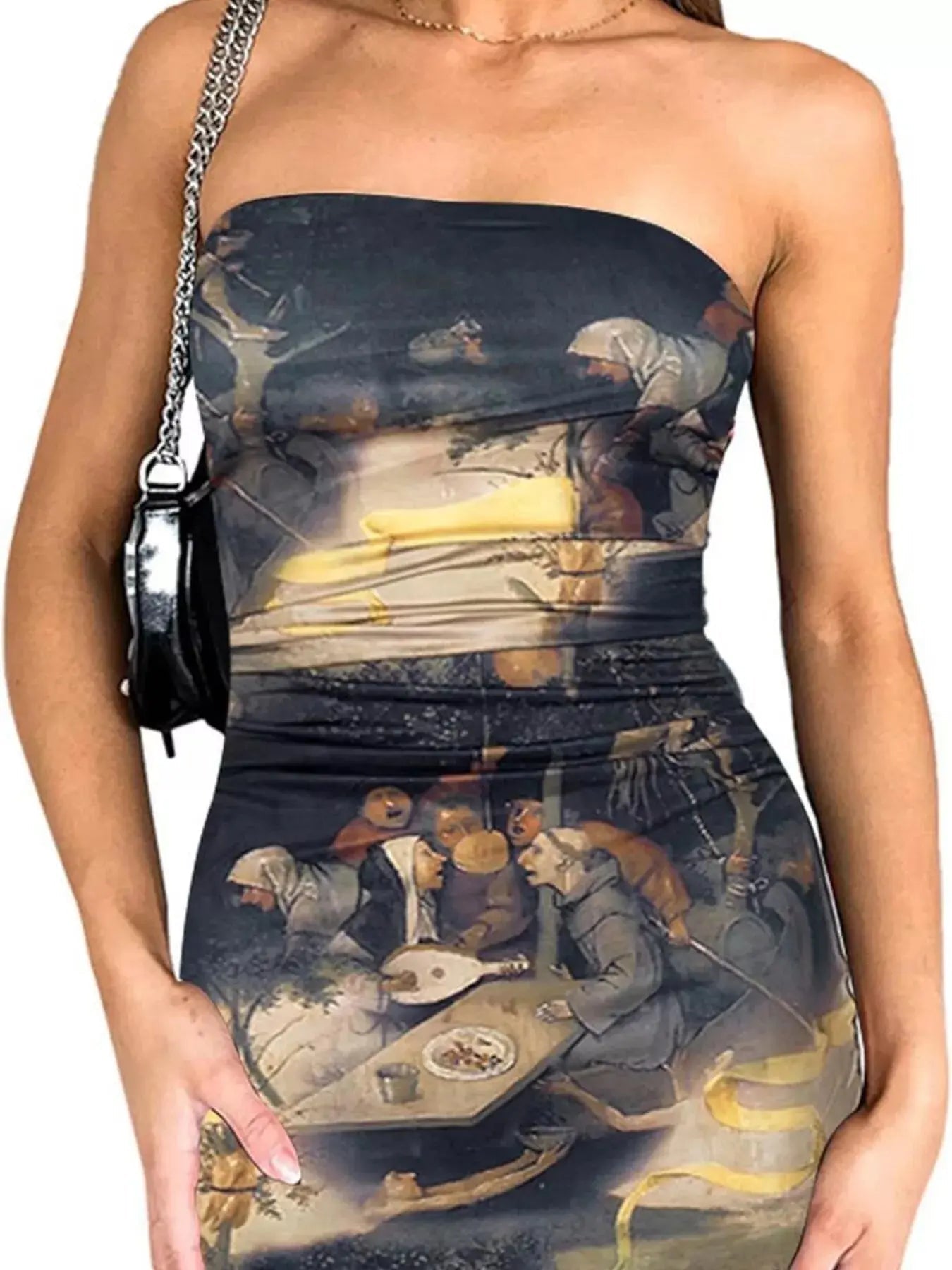 Tie - dye Bodycon Mini Dress - we buy