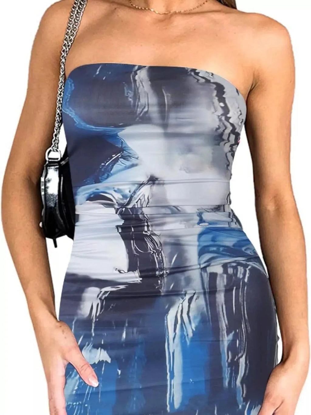 Tie - dye Bodycon Mini Dress - we buy