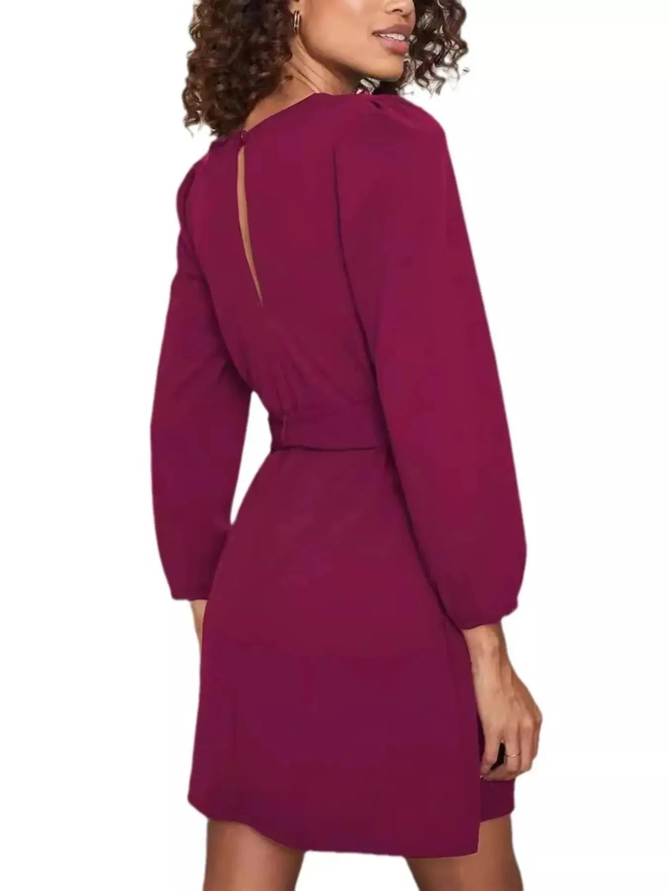 Tie - Waist Mini Dress - we buy